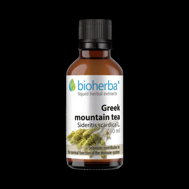 Řecký horský čaj (hojník horský) kapky – tinktura – 50 ml – Bioherba
