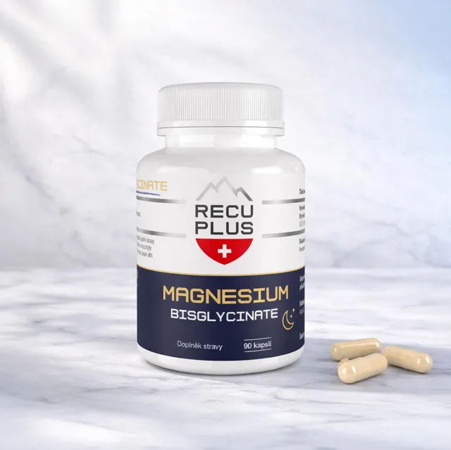 RECUPLUS Magnesium Bisglycinate 90 kapslí