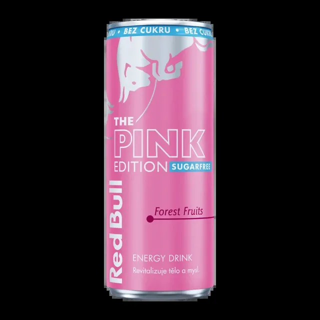 Red Bull Energetický nápoj Pink Edition Forest Fruits Sugarfree 250 ml