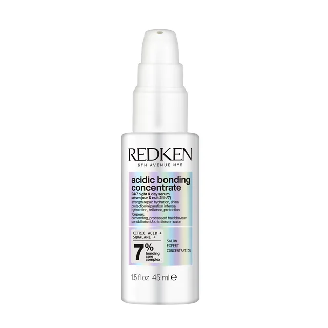 Redken Intenzivní denní a noční sérum pro obnovu poškozených vlasů Acidic Bonding Concentrate (24/7 Night & Day Serum) 45 ml