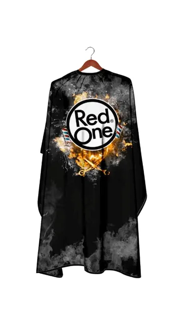 RedOne Black kadeřnický plášť