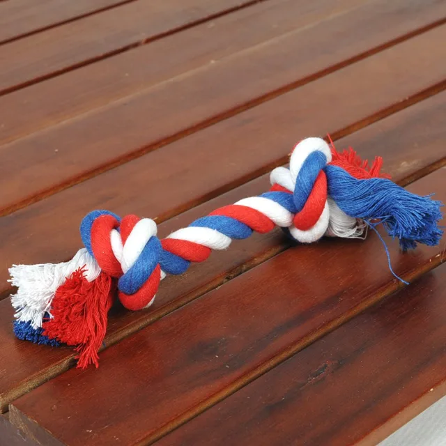 Reedog bavlněný uzel, 26 cm - červeno-modrá | P50323