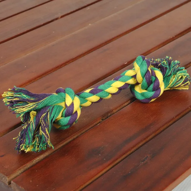 Reedog bavlněný uzel pro psy, 26 cm - Žluto-zelená | P50322