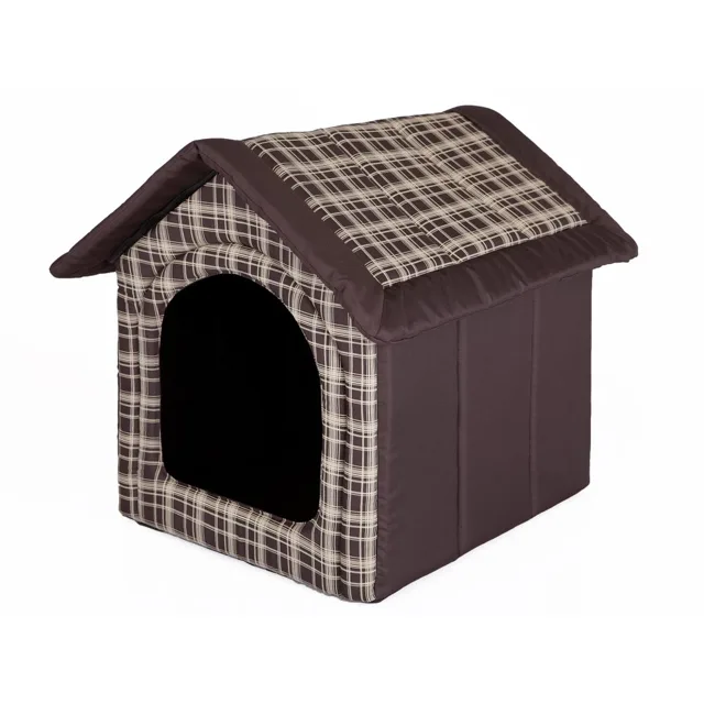 Reedog Domeček Brown Strips - S | P5479