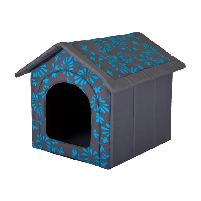 Reedog Domeček Grey Flower - XS | P3895