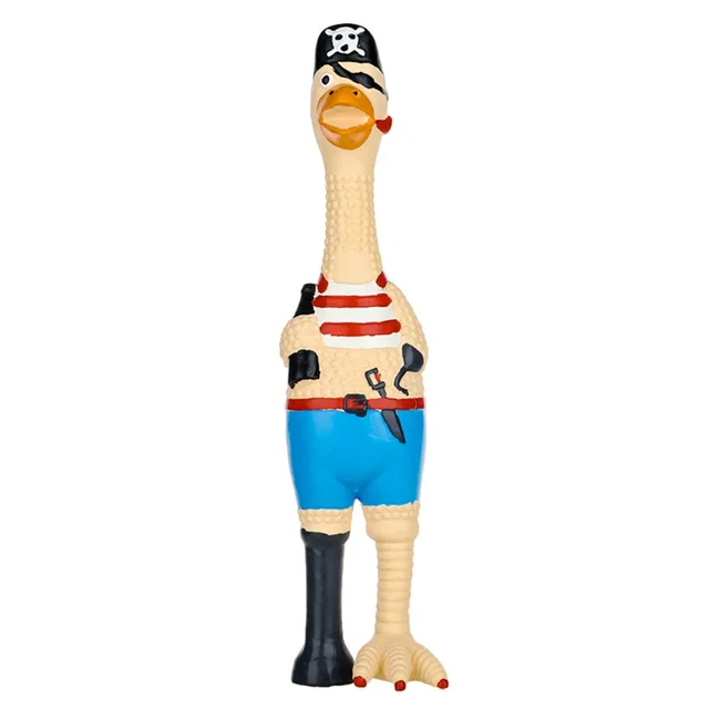 Reedog Duck Pirate, latexová pískací hračka, 23 cm | P53625