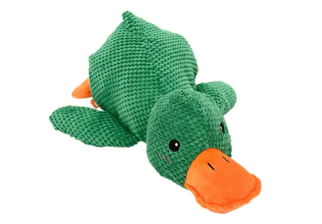 Reedog plyšová kachna hračka pro psy, 45 cm - zelená | P55299