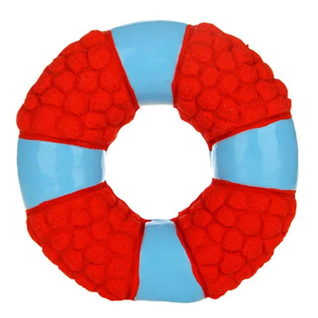 Reedog ring red, latexová pískací hračka, 11 cm | P49521