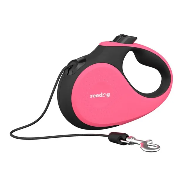 Reedog Senza Premium samonavíjecí vodítko M 20kg / 5m lanko / růžové | P40181