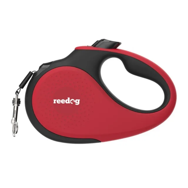Reedog Senza Premium samonavíjecí vodítko M 25kg / 5m páska / červené | P38096