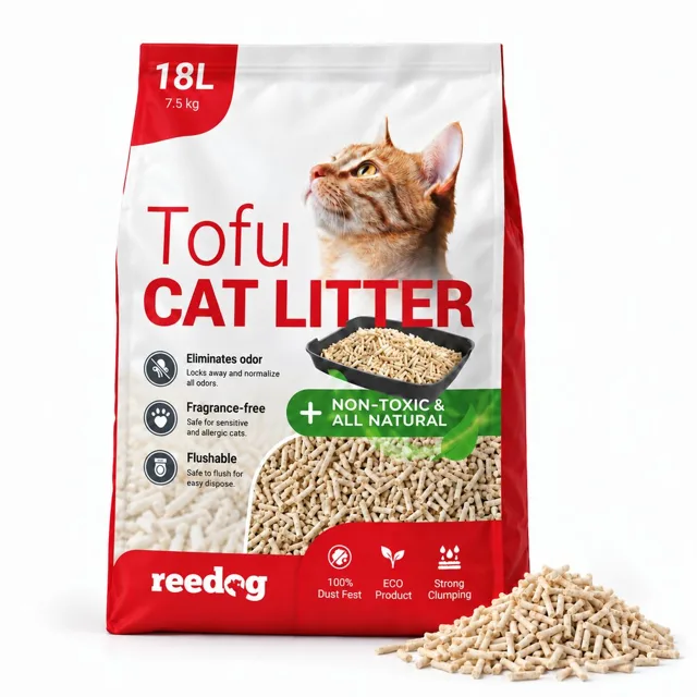 Reedog stelivo pro kočky Tofu 18 l | P59270
