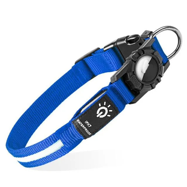 Reedog svítící obojek s pouzdrem na Apple Airtag | P54168