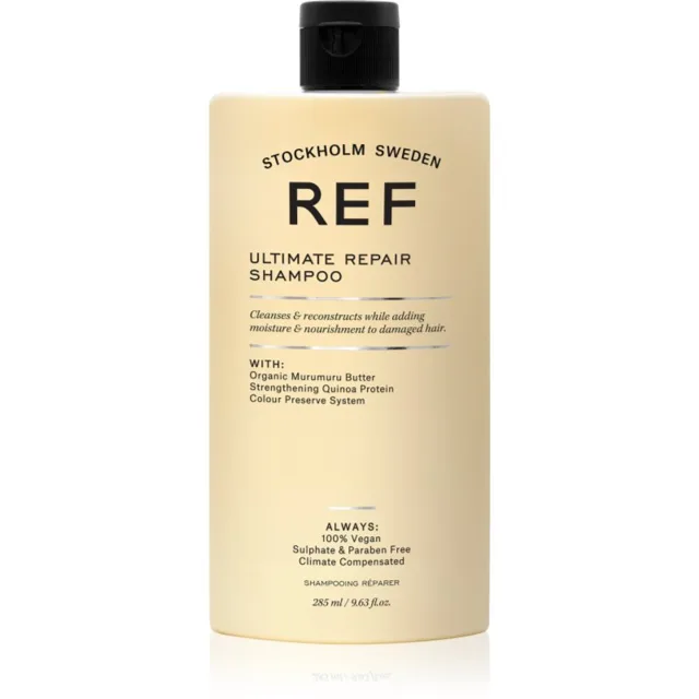 REF Ultimate Repair Shampoo šampon pro chemicky ošetřované a mechanicky namáhané vlasy 285 ml