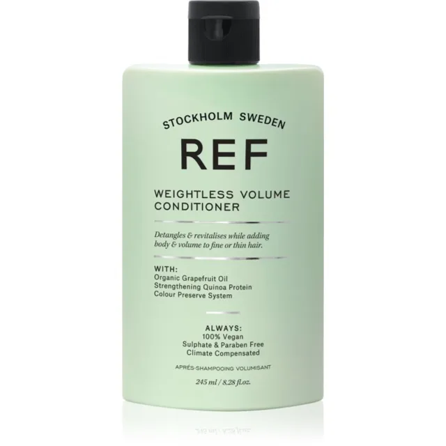 REF Weightless Volume Conditioner kondicionér pro jemné a zplihlé vlasy pro objem od kořínků 245 ml