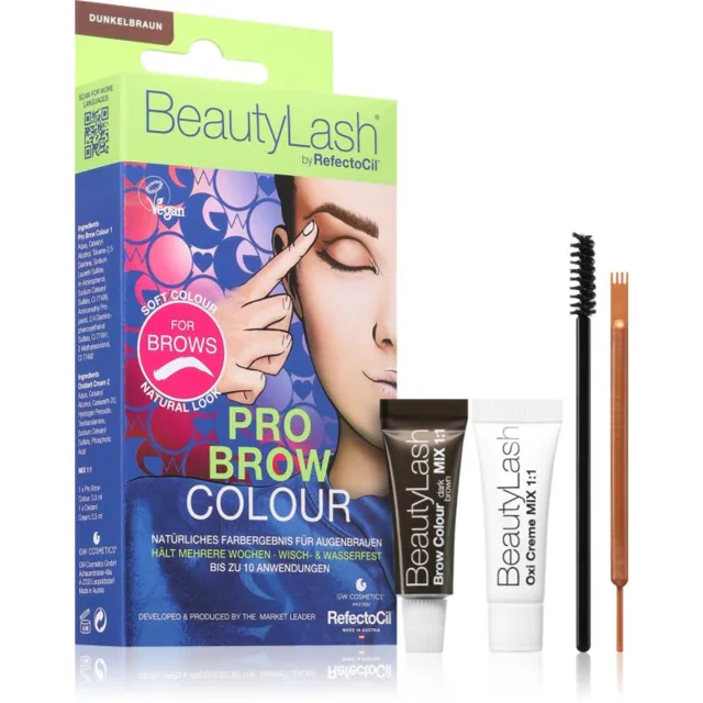 RefectoCil Pro Brow Colour barva na obočí odstín Dark Brown 1 ks