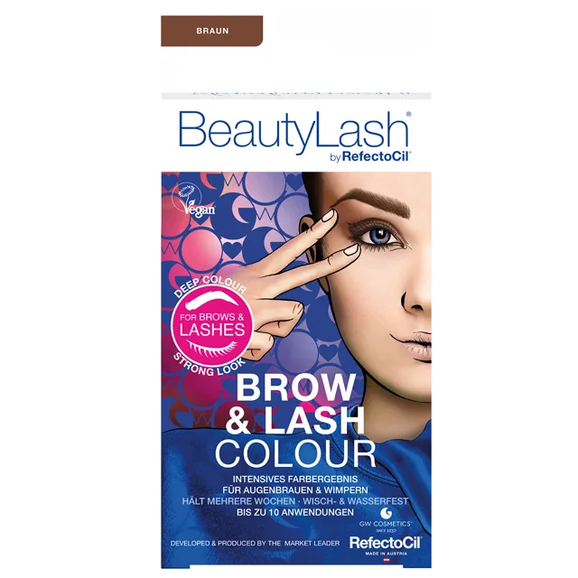 Refectocil Sada pro barvení řas a obočí Brow & Lash Colour 7 ml Brown