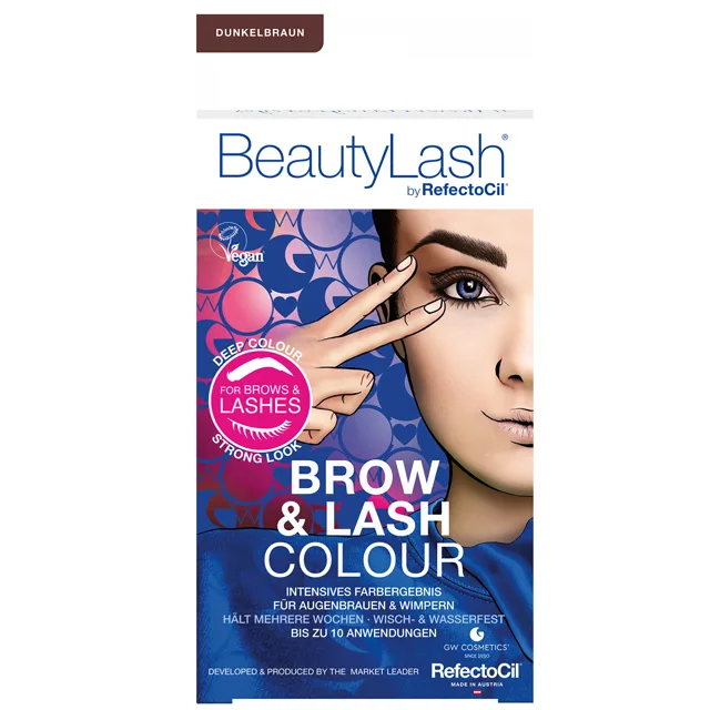 Refectocil Sada pro barvení řas a obočí Brow & Lash Colour 7 ml Dark Brown