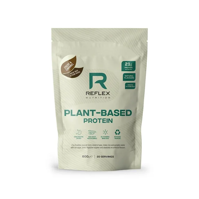 Reflex Nutrition Plant Based Protein kakao a karamel 600 g