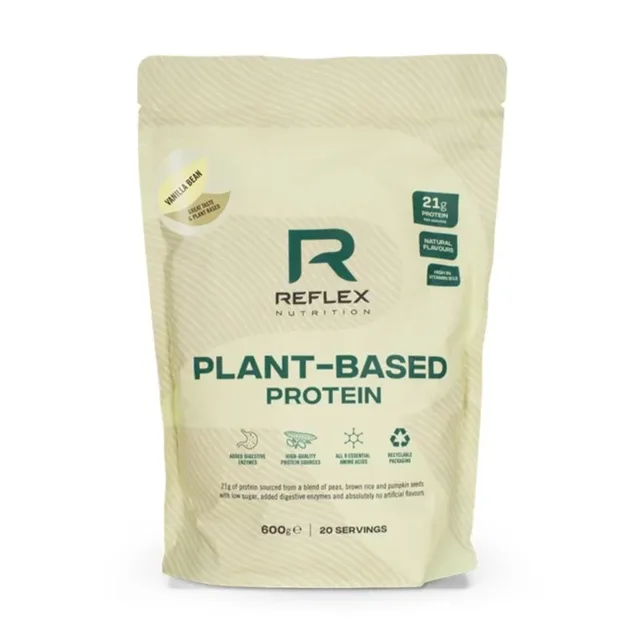 Reflex Nutrition Vegan Protein + Probiotické kultury a Vitamín B12 (Vanilka), 600 g