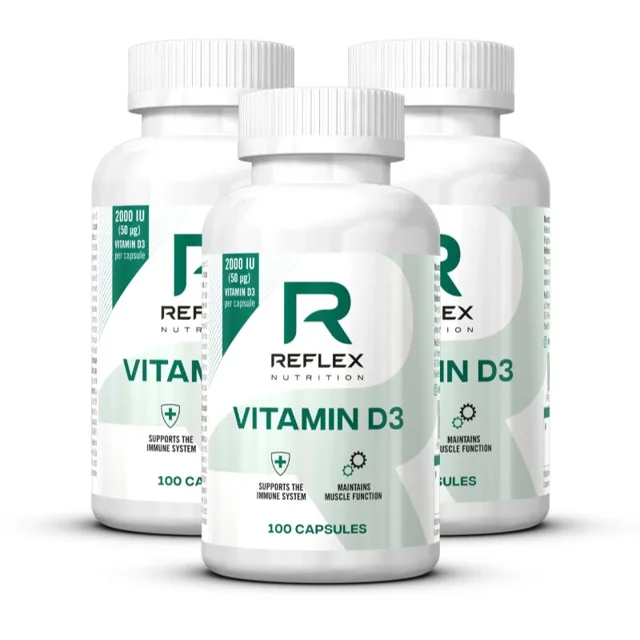Reflex Nutrition Vitamin D3 100 pcs kapsle s vitamínem D 100 cps