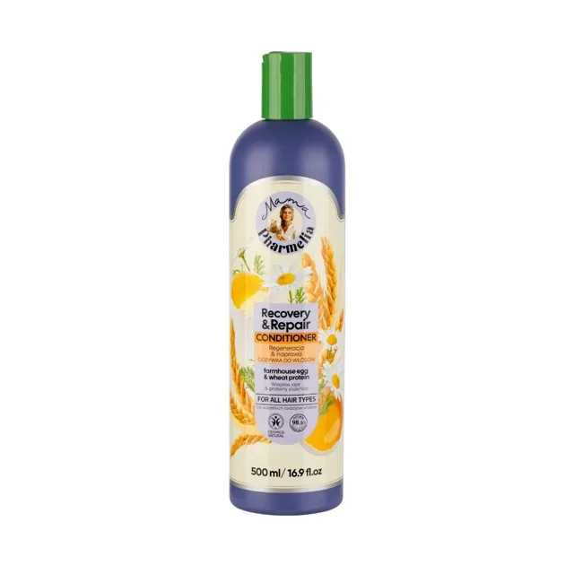 Regenerační a obnovující kondicionér s vejcem a pšeničnými proteiny - 500 ml - Mama Pharmelia