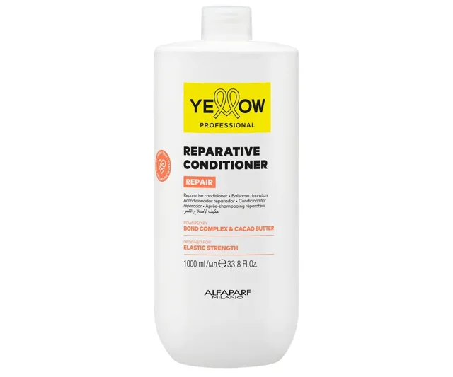 Regenerační kondicionér pro poškozené vlasy Yellow Professional Repair Reparative Conditioner - 1000 ml + dárek zdarma