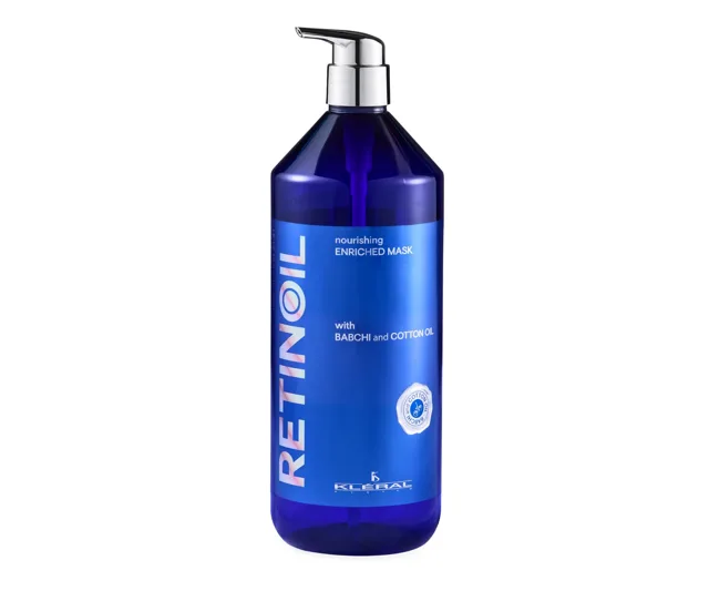 Regenerační maska pro suché a poškozené vlasy Kléral System Retinoil Nourishing Enriched Mask - 1000 ml + dárek zdarma
