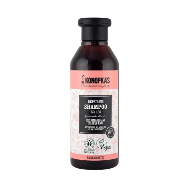 Regenerační šampon №136 pro poškozené a barvené vlasy - 280 ml - Dr. Konopka's