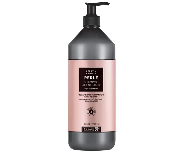 Regenerační šampon pro posílení poškozených vlasů Black Professional Perlé Keratin Protein Shampoo - 1000 ml (250043) + dárek zdarma