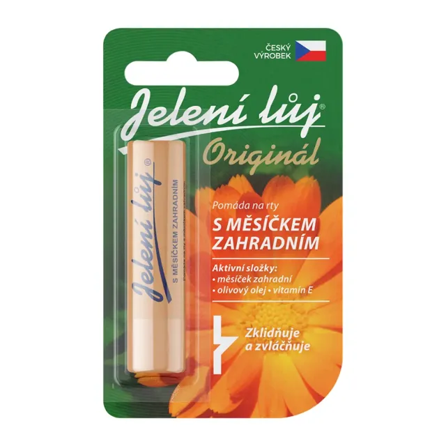 Regina Pomáda na rty Jelení lůj Originál s měsíčkem zahradním 4,8 g