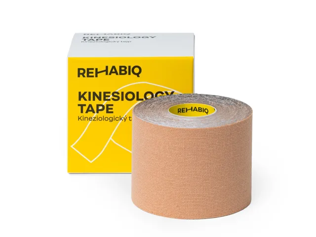 Rehabiq Kinesiology Tape 5 cm x 5 m tejpovací páska 1 ks béžová