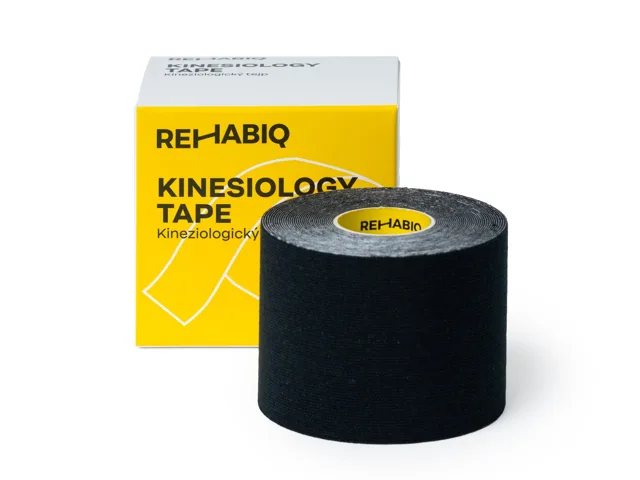 Rehabiq Kinesiology Tape 5 cm x 5 m tejpovací páska 1 ks černá