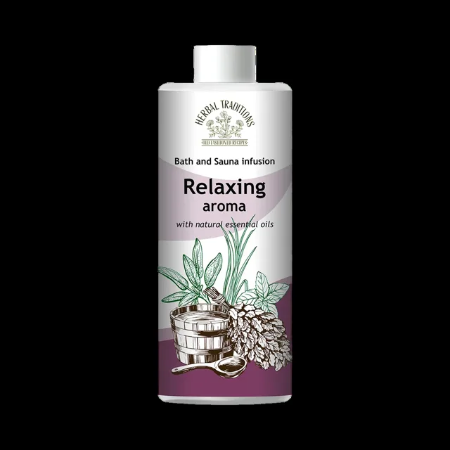 Relaxační aroma do koupele, sauny a parní lázně – 500 ml – Herbal Traditions