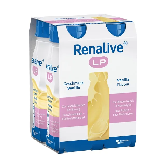 Renalive LP příchuť vanilka 4x200 ml