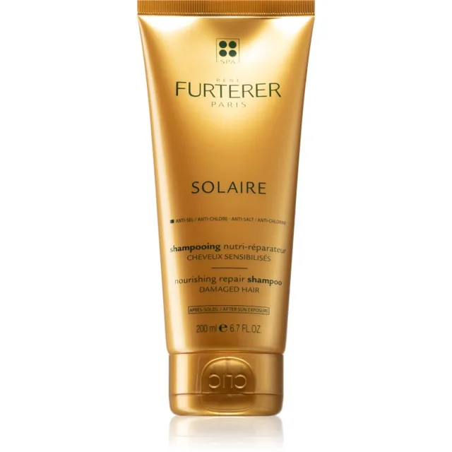 René Furterer Solaire vyživující šampon pro vlasy namáhané chlórem, sluncem a slanou vodou 200 ml