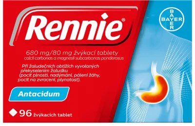 Rennie 680mg/80mg tbl.mnd.96