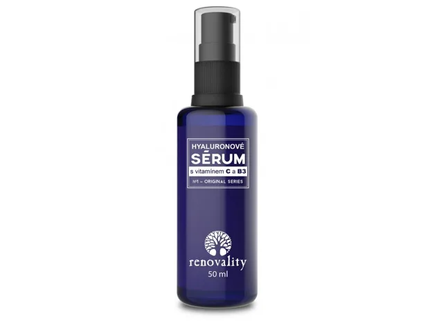 Renovality Hyaluronové sérum s vitamínem C a B3 50ml