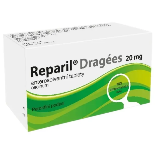 Reparil Dragées 20 mg 100 tablet