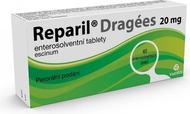 Reparil-Dragées por.tbl.obd. 40 x 20 mg