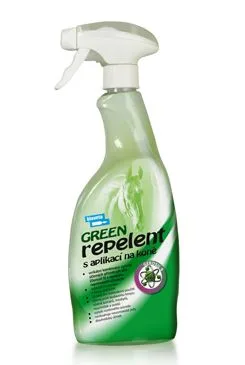 Repelent s aplikací na koně Green 750ml