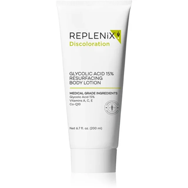Replenix Discoloration regenerační tělové mléko s kyselinou glykolovou 200 ml