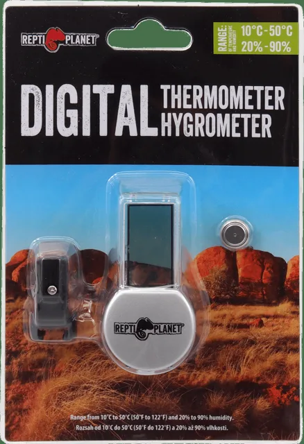Repti Planet Teploměr vlhkoměr LCD