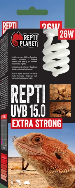 Repti Planet žárovka Repti UVB 15.0 26W