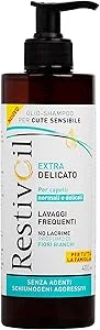 RestivOil Extra jemný hydratační olejový šampon pro normální až jemné vlasy, 400 ml