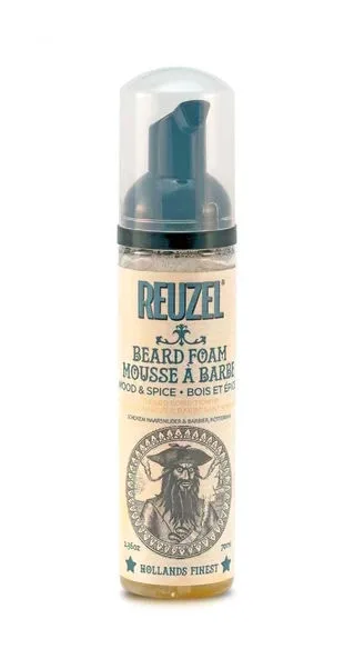 Reuzel Wood &amp; Spice pečující pěna na vousy 70 ml