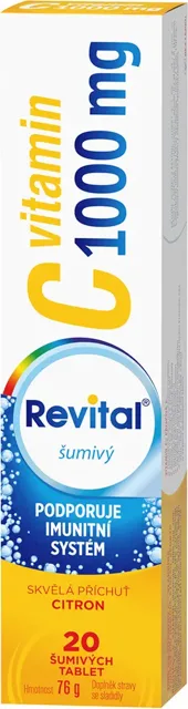 Revital C vitamin 1000 mg Citron 20 šumivých tablet