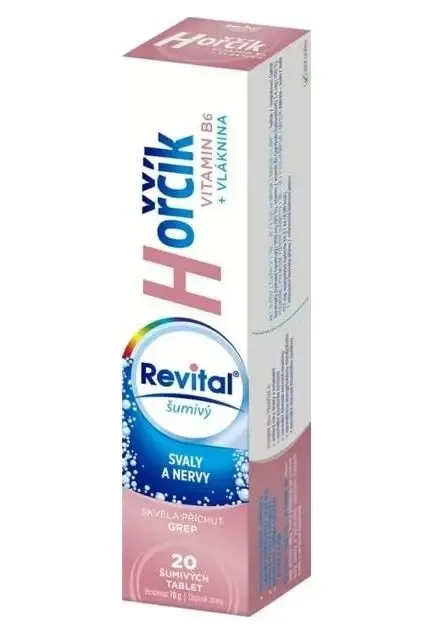 Revital Hořčík+B6 20 šumivých tablet