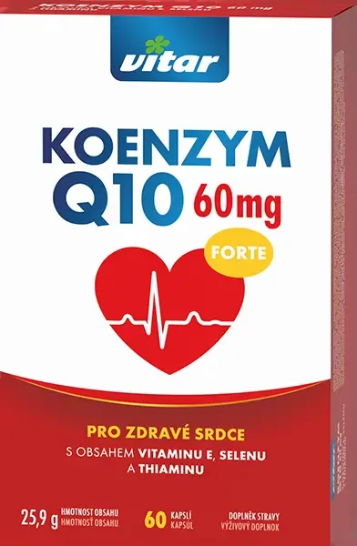 Revital Koenzym Q10 100 mg + Selen + Vitamin 60 kapslí