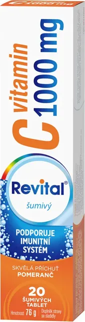 Revital Vitamin C 1000 mg 20 šumivých tablet