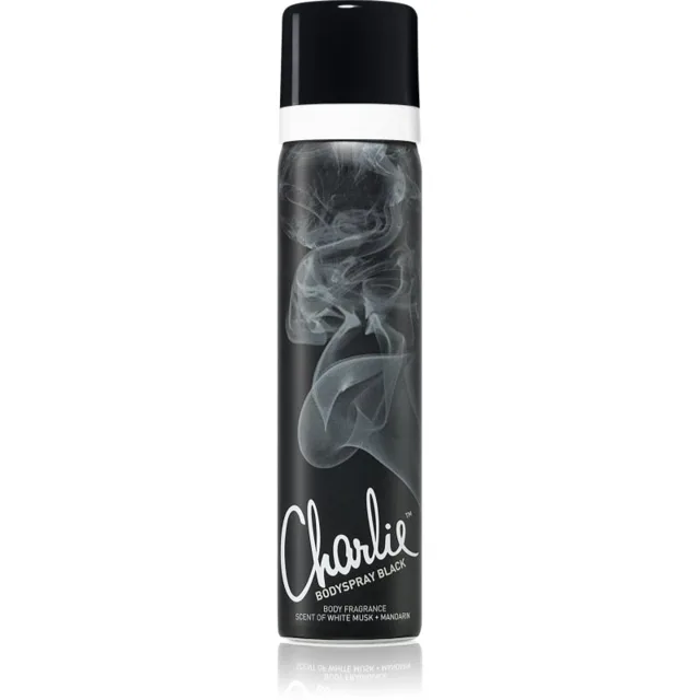 Revlon Charlie Black deodorant s parfemací pro ženy 75 ml